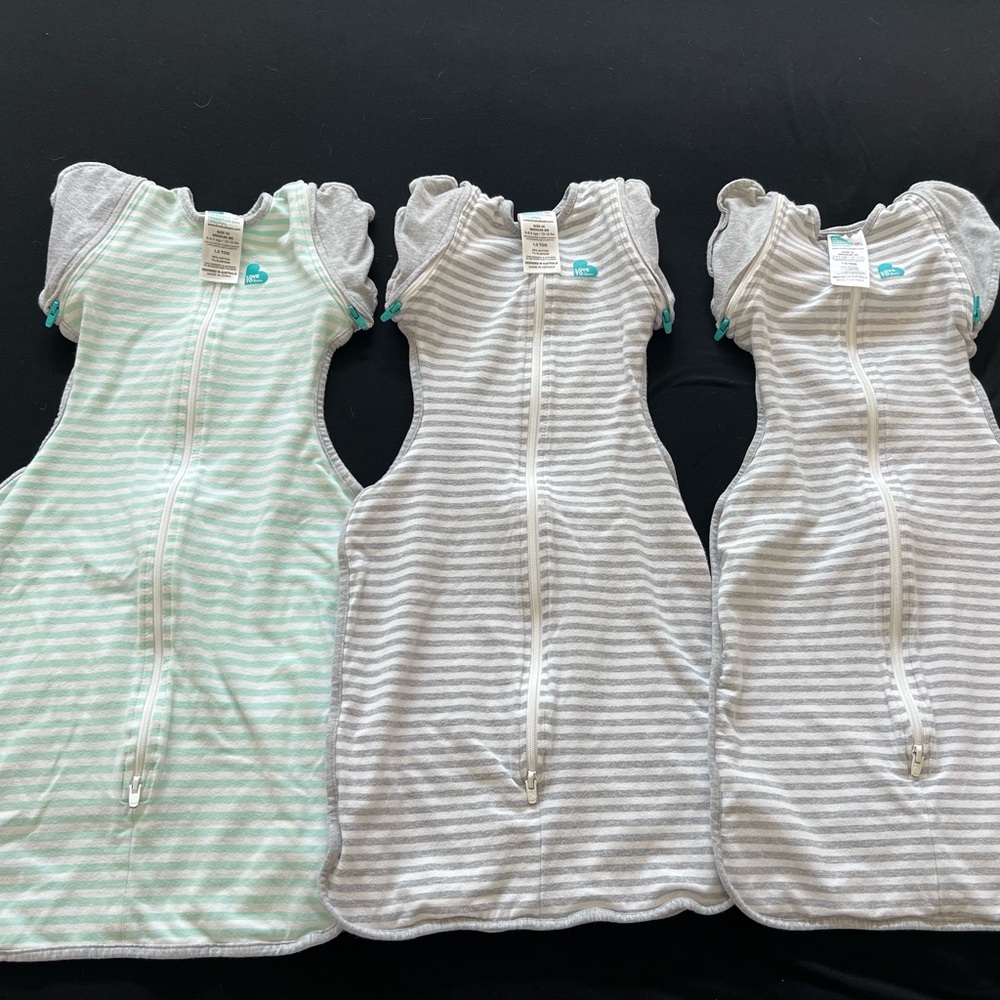 Love to Dream Sleep Sacks - Mint and Gray